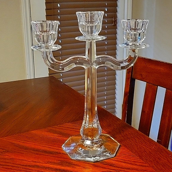 Waterford Marquis Crystal 3 Arm Candleabra - Picture 1 of 9